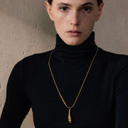 Lunara Drop Pendant Necklace